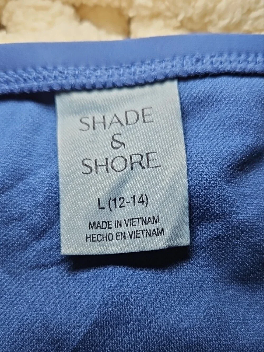 Shade & Shore Triangle Bikini Swimsuit Set New Large Women's